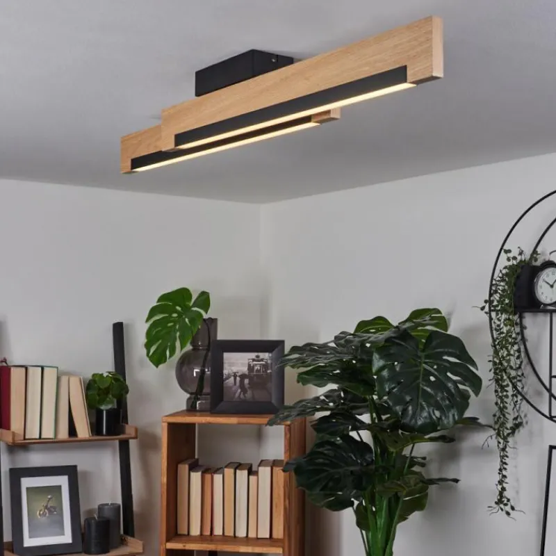 hofstein Plafonnier Inzino LED Écru, Noir, 2 lumières