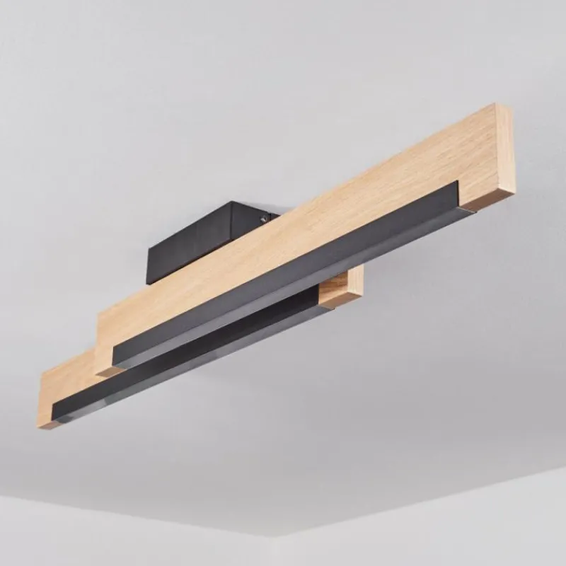 hofstein Plafonnier Inzino LED Écru, Noir, 2 lumières