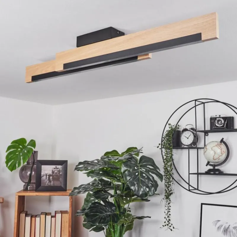 hofstein Plafonnier Inzino LED Écru, Noir, 2 lumières