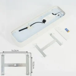 Lampe Plafonnier Iriondo LED Blanc, 1 lumière, Télécommandes* Éclairage Led