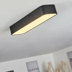 Lampe Plafonnier Iriondo LED Noir, 1 lumière, Télécommandes* Éclairage Led