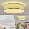 Lampes En Tissu-hofstein Plafonnier Jakkila LED Blanc, 1 lumière