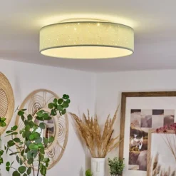 Lampes En Tissu-hofstein Plafonnier Jakkila LED Blanc, 1 lumière