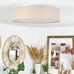 Lampes En Tissu-hofstein Plafonnier Jakkila LED Blanc, 1 lumière