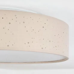 Lampes En Tissu-hofstein Plafonnier Jakkila LED Blanc, 1 lumière