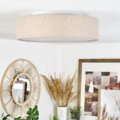 Lampes En Tissu-hofstein Plafonnier Jakkila LED Blanc, 1 lumière