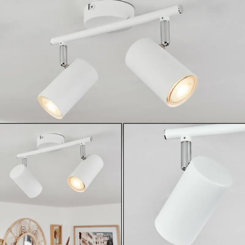 hofstein Plafonnier Javel Blanc, 2 lumières* Spots Et Projecteurs