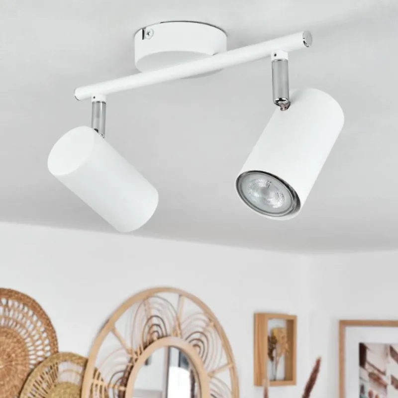 hofstein Plafonnier Javel Blanc, 2 lumières* Spots Et Projecteurs