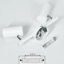 hofstein Plafonnier Javel Blanc, 2 lumières* Spots Et Projecteurs