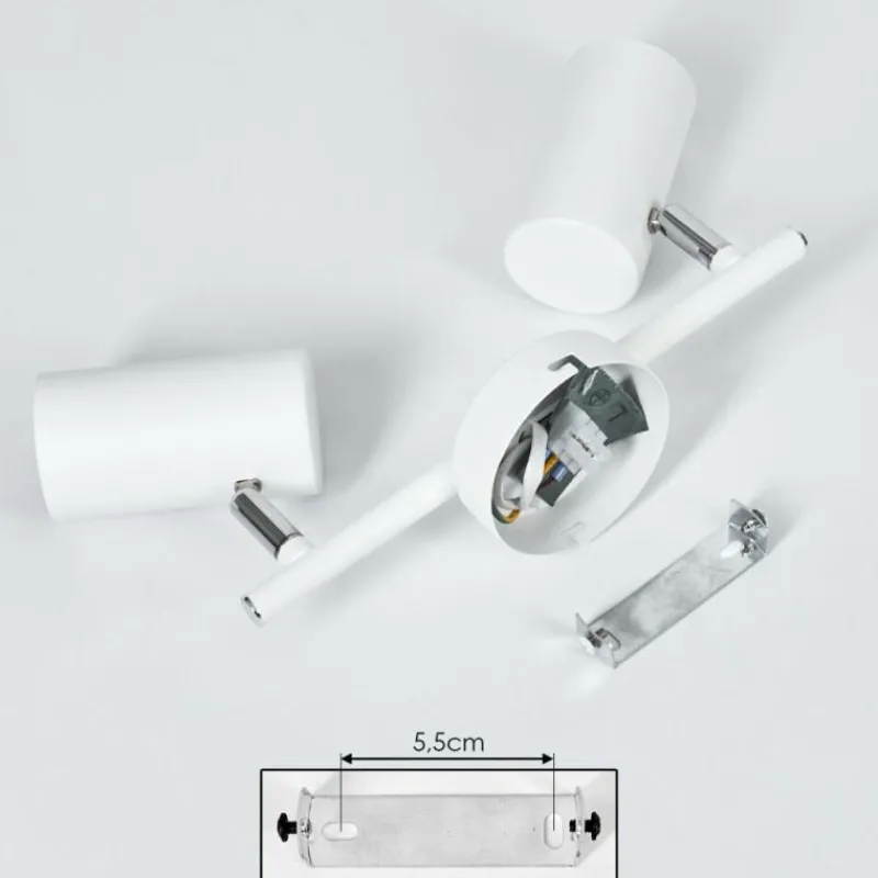 hofstein Plafonnier Javel Blanc, 2 lumières* Spots Et Projecteurs