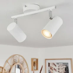 hofstein Plafonnier Javel Blanc, 2 lumières* Spots Et Projecteurs