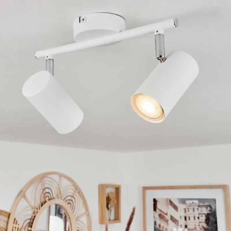 hofstein Plafonnier Javel Blanc, 2 lumières* Spots Et Projecteurs