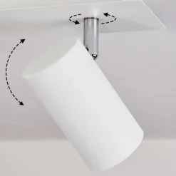 hofstein Plafonnier Javel Chrome, Blanc, 3 lumières* Spots Et Projecteurs