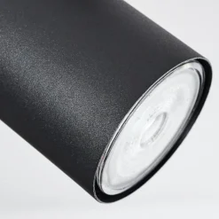 hofstein Plafonnier Javel Chrome, Noir, 3 lumières