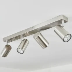 hofstein Plafonnier Javel Chrome, Nickel mat, 4 lumières