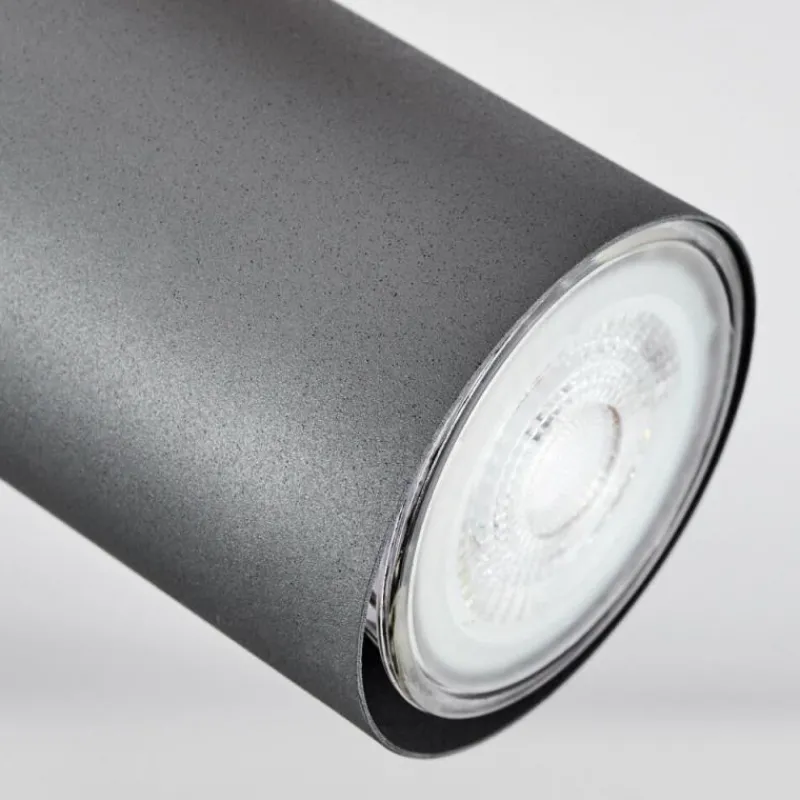 hofstein Plafonnier Javel Couleur bois, Noir, 2 lumières