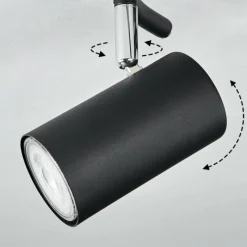 hofstein Plafonnier Javel Noir, 3 lumières* Spots Et Projecteurs