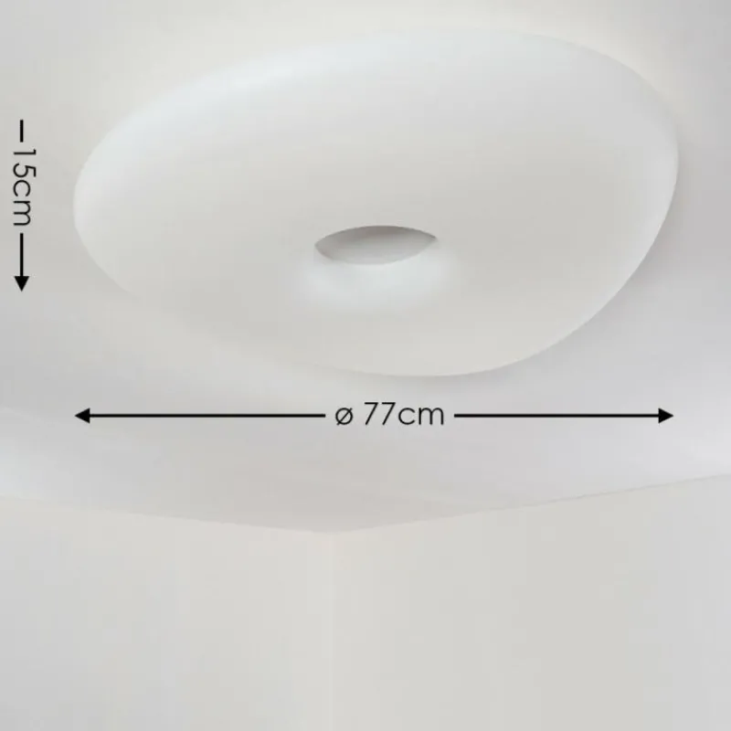 hofstein Plafonnier Jelsa Blanc, 1 lumière* Plafonniers