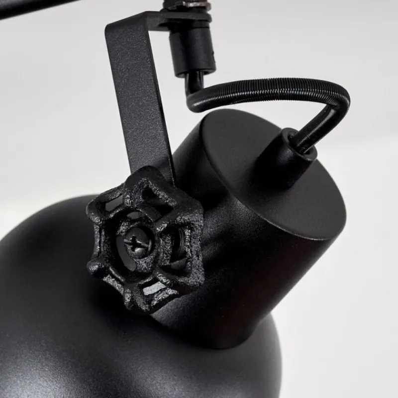 Lampes Industrielles-hofstein Plafonnier Juliboy Noir, 4 lumières