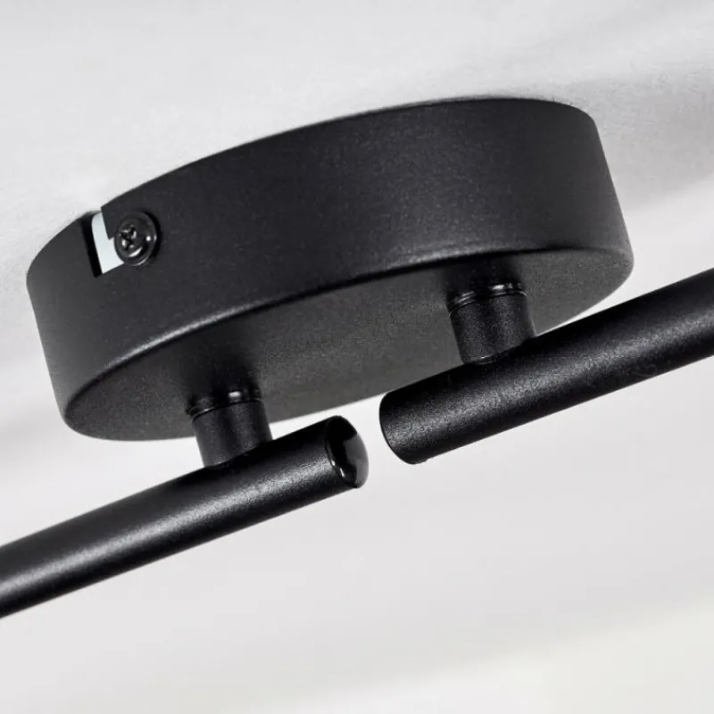 Lampes Industrielles-hofstein Plafonnier Juliboy Noir, 4 lumières