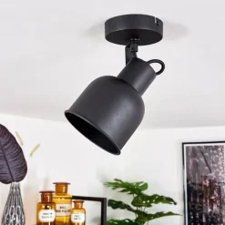 hofstein Plafonnier Juliboy Noir, 1 lumière