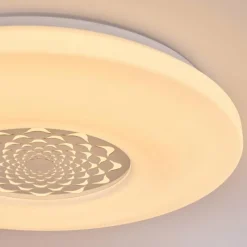 hofstein Plafonnier Kaas LED Chrome, Blanc, 1 lumière