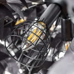 Lampes Vintages & Rétros-hofstein Plafonnier Kallax Noir, 3 lumières