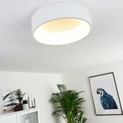 hofstein Plafonnier Kampala LED Blanc, 1 lumière* Éclairage Led