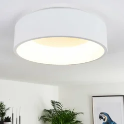 hofstein Plafonnier Kampala LED Blanc, 1 lumière* Éclairage Led