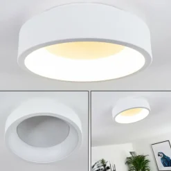 hofstein Plafonnier Kampala LED Blanc, 1 lumière