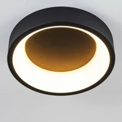 hofstein Plafonnier Kampala LED Noir, 1 lumière