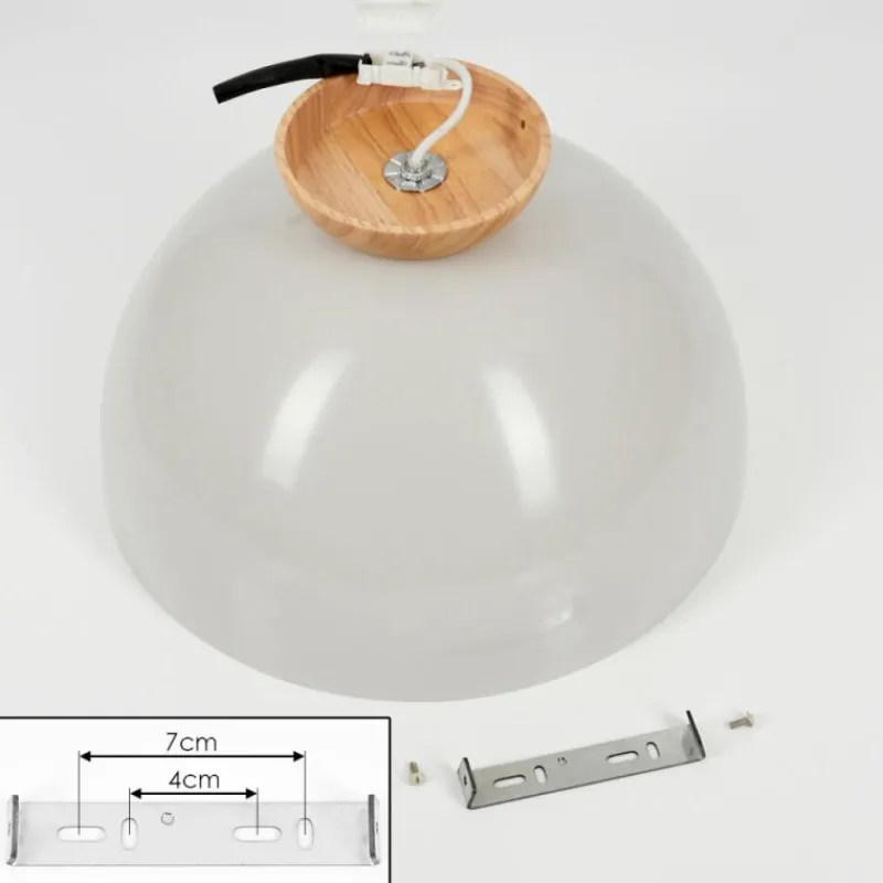 Luminaires Scandinaves-hofstein Plafonnier Kanchriech Écru, 1 lumière