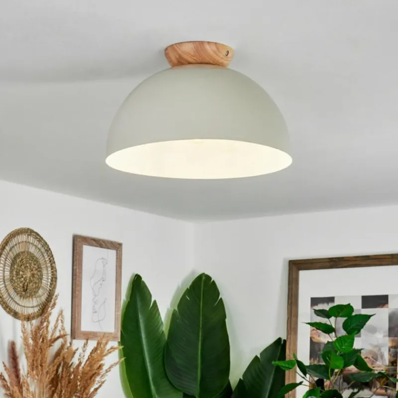 Luminaires Scandinaves-hofstein Plafonnier Kanchriech Écru, 1 lumière