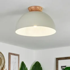 Luminaires Scandinaves-hofstein Plafonnier Kanchriech Écru, 1 lumière