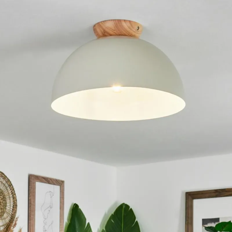 Luminaires Scandinaves-hofstein Plafonnier Kanchriech Écru, 1 lumière