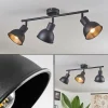 Lampes Industrielles-hofstein Plafonnier Kansela Noir, 3 lumières