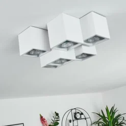 hofstein Plafonnier Karaka Blanc, 6 lumières* Plafonniers