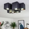 hofstein Plafonnier Karaka Noir, 6 lumières