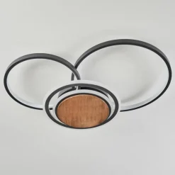 hofstein Plafonnier Kassambene LED Anthracite, Écru, 1 lumière