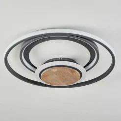 hofstein Plafonnier Kassambene LED Anthracite, Écru, 1 lumière