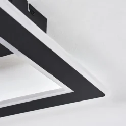 hofstein Plafonnier Katila LED Noir, 1 lumière