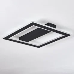 hofstein Plafonnier Katila LED Noir, 1 lumière