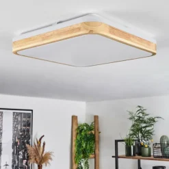 Luminaires Scandinaves-hofstein Plafonnier Kayyan LED Blanc, 1 lumière