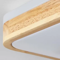 Luminaires Scandinaves-hofstein Plafonnier Kayyan LED Blanc, 1 lumière