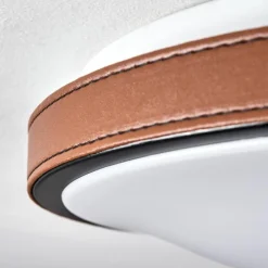 hofstein Plafonnier Kelva LED Brun, Noir, Blanc, 1 lumière