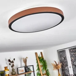 hofstein Plafonnier Kelva LED Brun, Noir, Blanc, 1 lumière