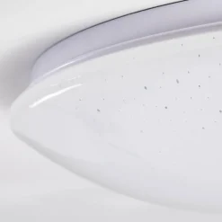 hofstein Plafonnier Kendal LED Blanc, 1 lumière, Télécommandes, Changeur de couleurs* Éclairage Led