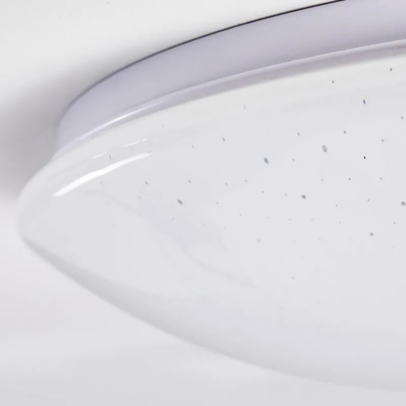 hofstein Plafonnier Kendal LED Blanc, 1 lumière, Télécommandes, Changeur de couleurs* Éclairage Led