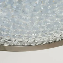 hofstein Plafonnier Kerns LED Nickel mat, 1 lumière