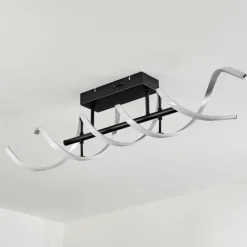 hofstein Plafonnier Khovet LED Noir, 1 lumière